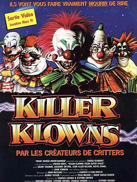 affiche du film Les clowns tueurs venus d'ailleurs