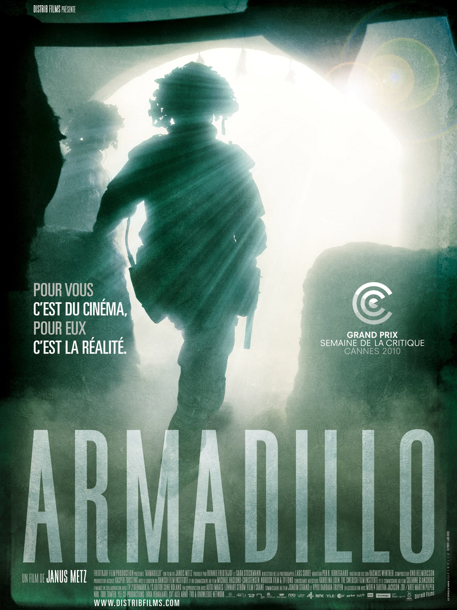 affiche du film Armadillo, dans le piège afghan
