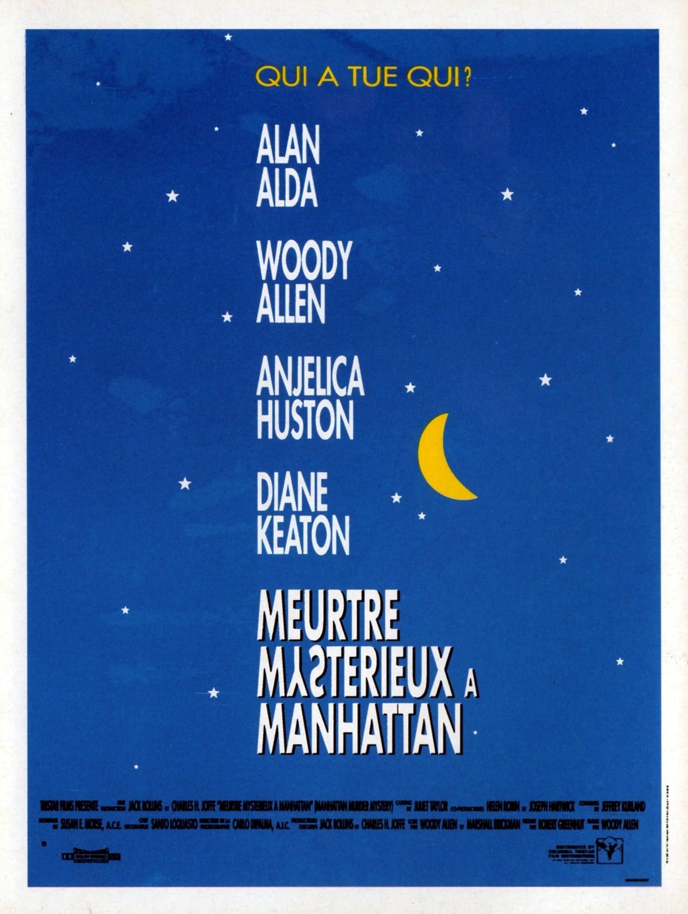 affiche du film Meurtre mystérieux à Manhattan