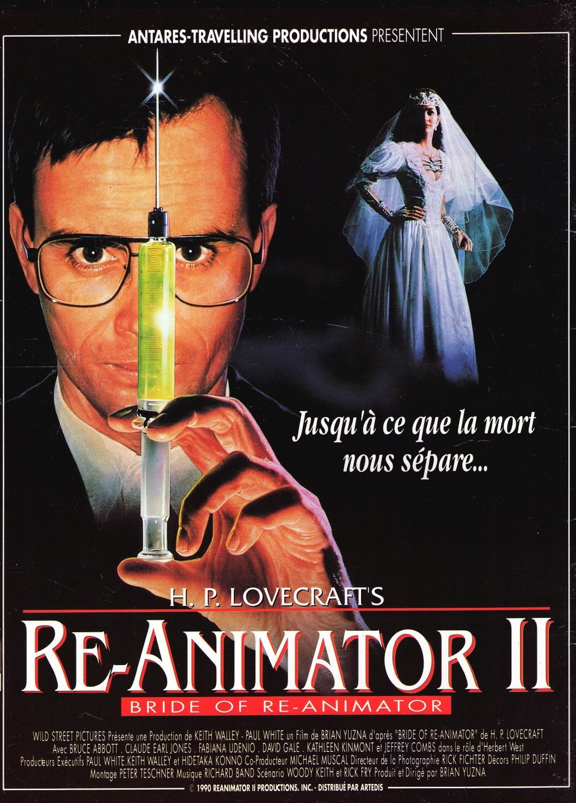 affiche du film Re-Animator II, la fiancée de Re-Animator