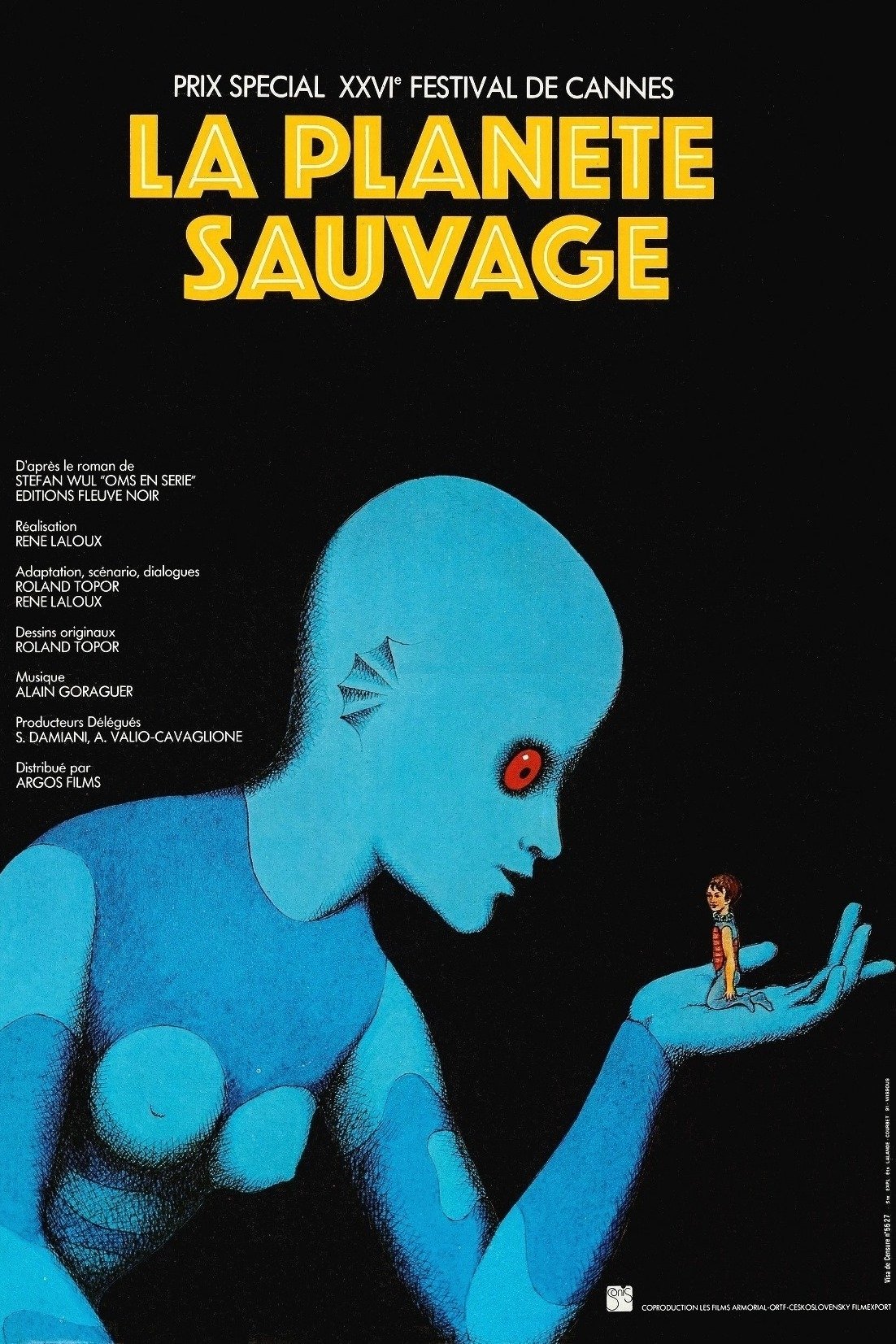 affiche du film La planète sauvage