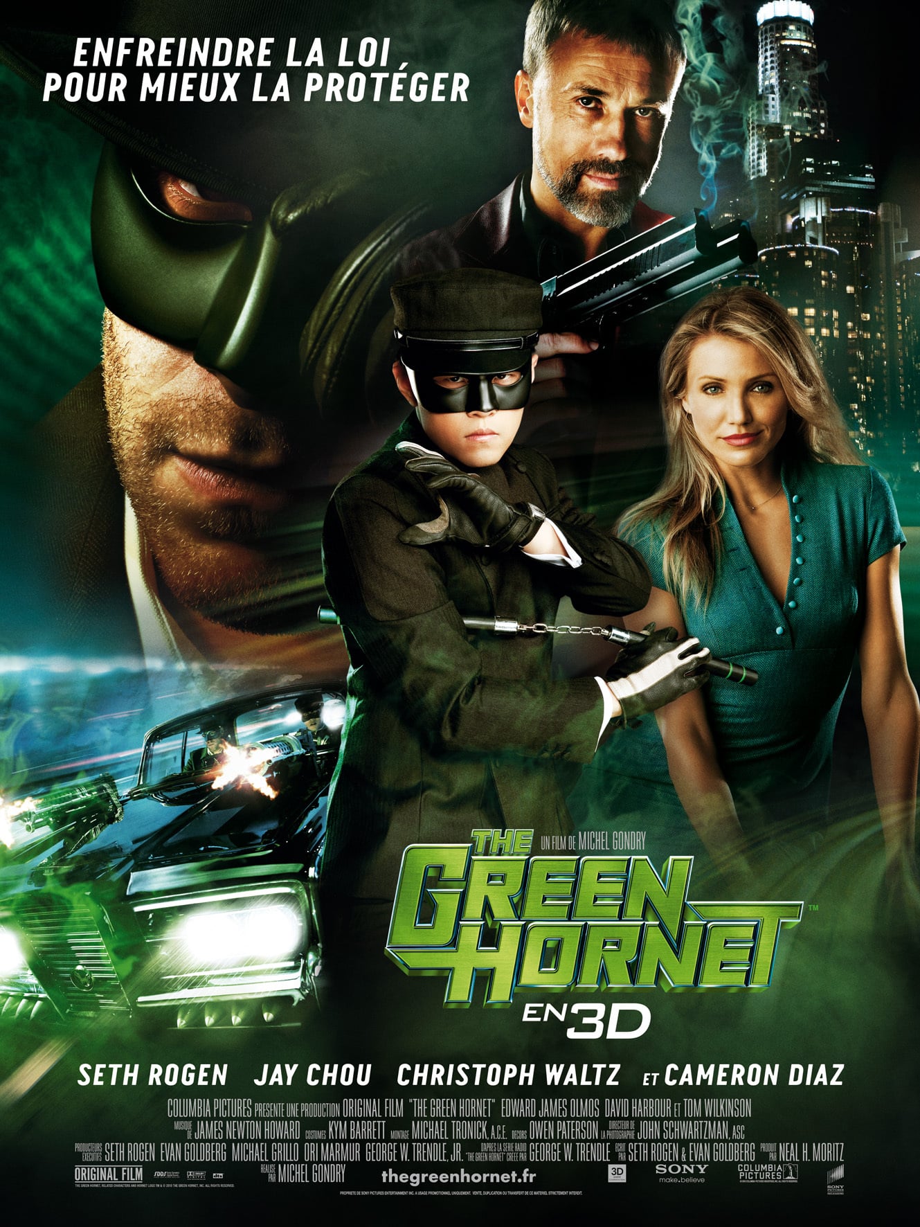 affiche du film The Green Hornet