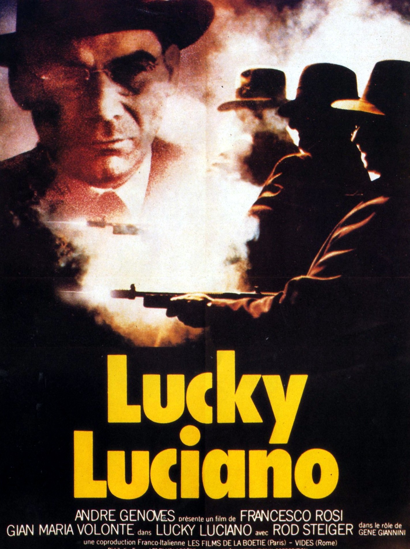 affiche du film Lucky Luciano