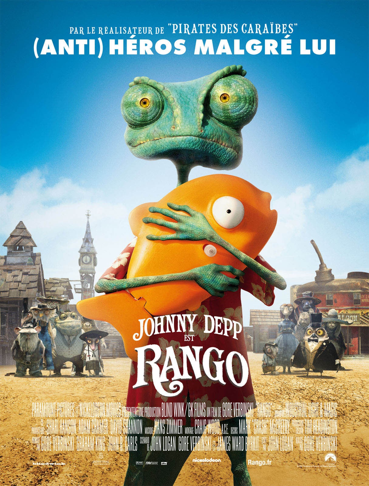 affiche du film Rango