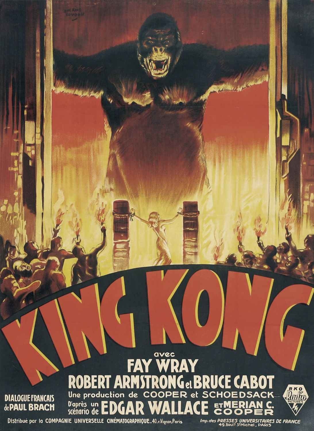 affiche du film King Kong, la huitième merveille du monde