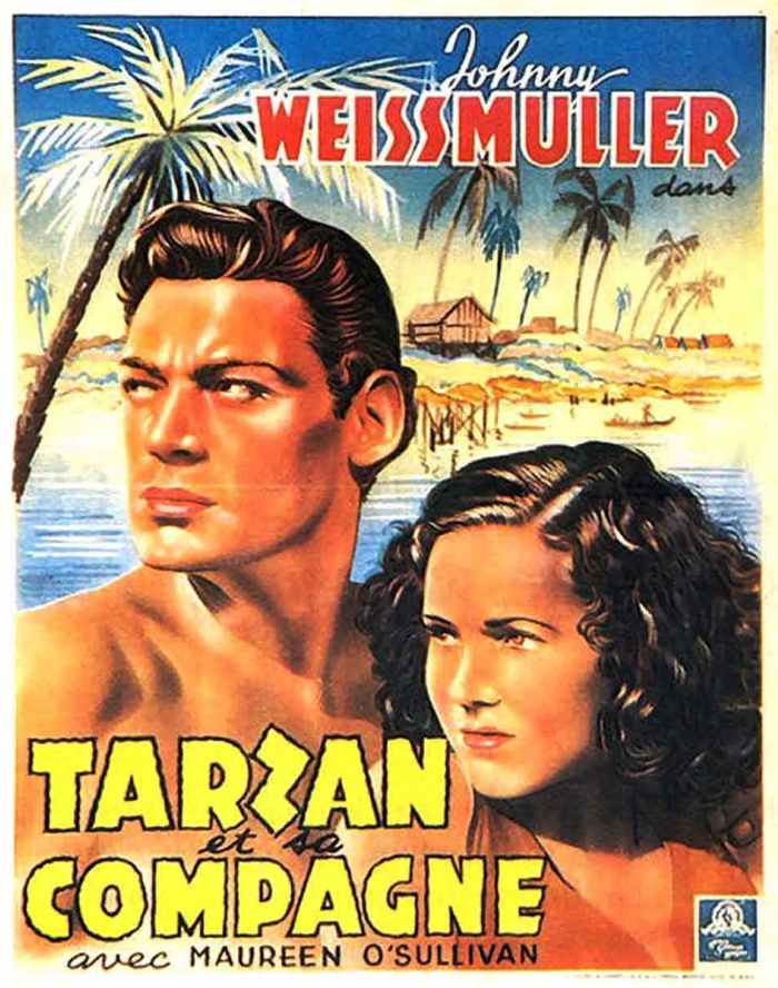 affiche du film Tarzan et sa compagne