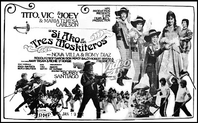 affiche du film Si Ako at ang tres muskiteros !