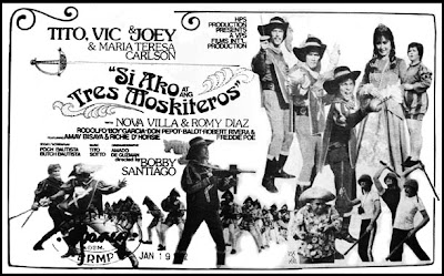 affiche du film Si Ako at ang Tres Moskiteros