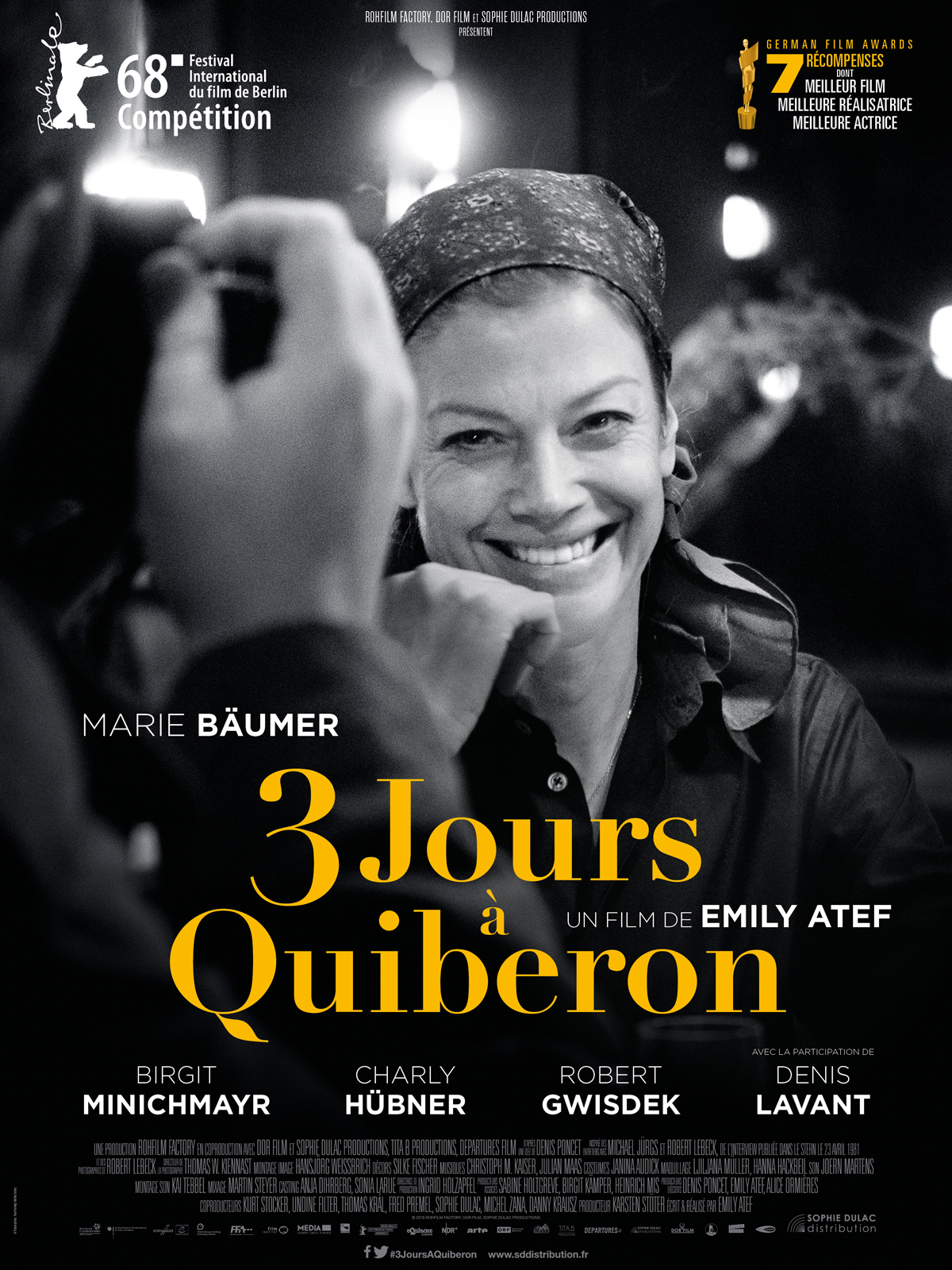 affiche du film Trois jours à Quiberon