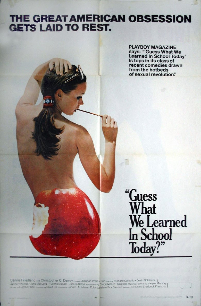 affiche du film Guess What We Learned in School Today ?