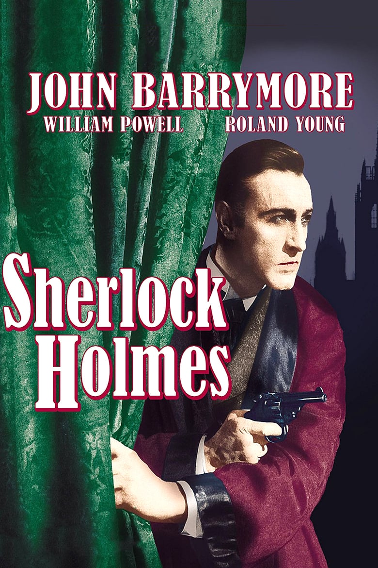 affiche du film Sherlock Holmes contre Moriarty