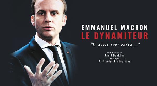 affiche du film Emmanuel Macron, le dynamiteur