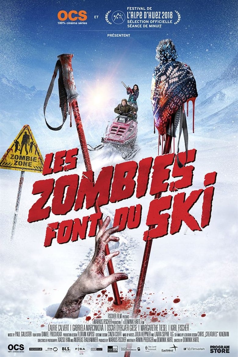 affiche du film Les Zombies font du Ski