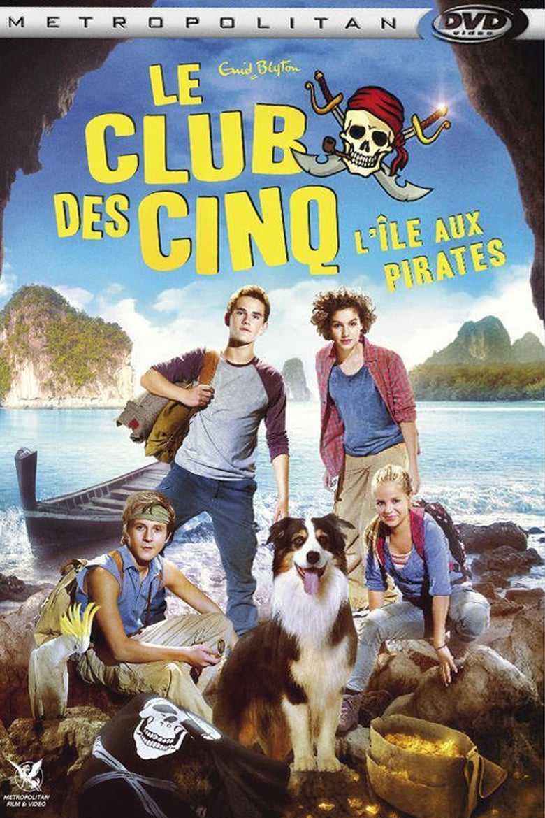 affiche du film Le Club des cinq : L'île aux pirates