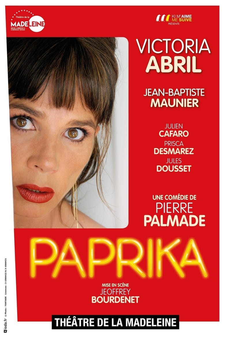 affiche du film Paprika (Théâtre de la Madeleine)