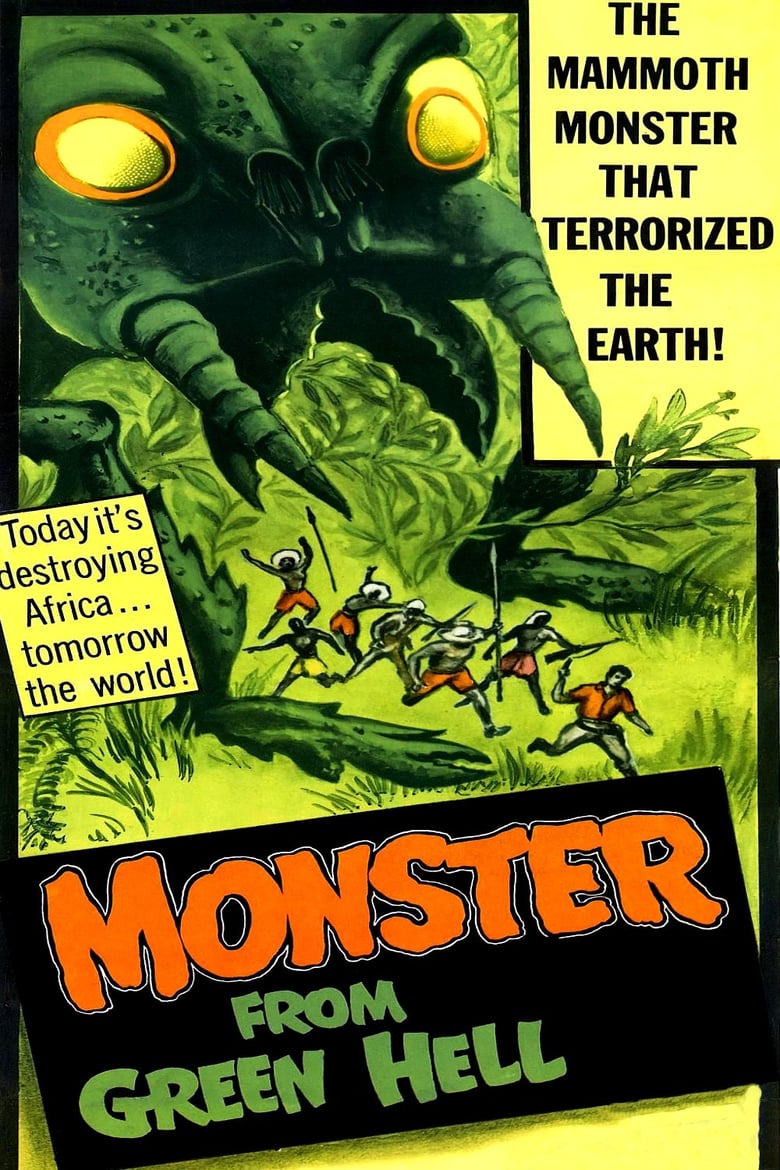 affiche du film Monster from Green Hell