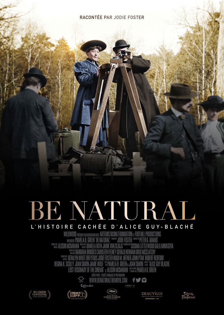 affiche du film Be natural, l'histoire cachée d'Alice Guy-Blaché