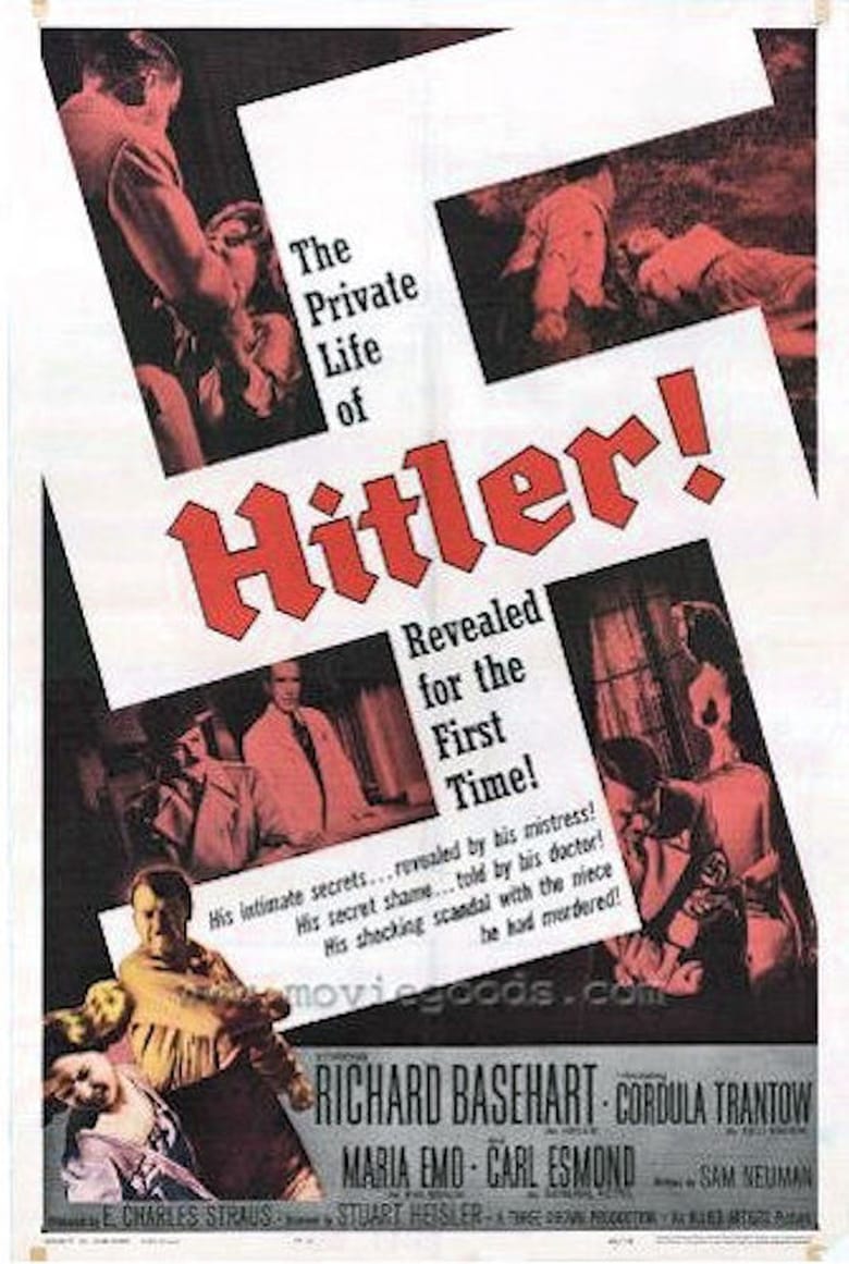 affiche du film La vie privée d'Hitler