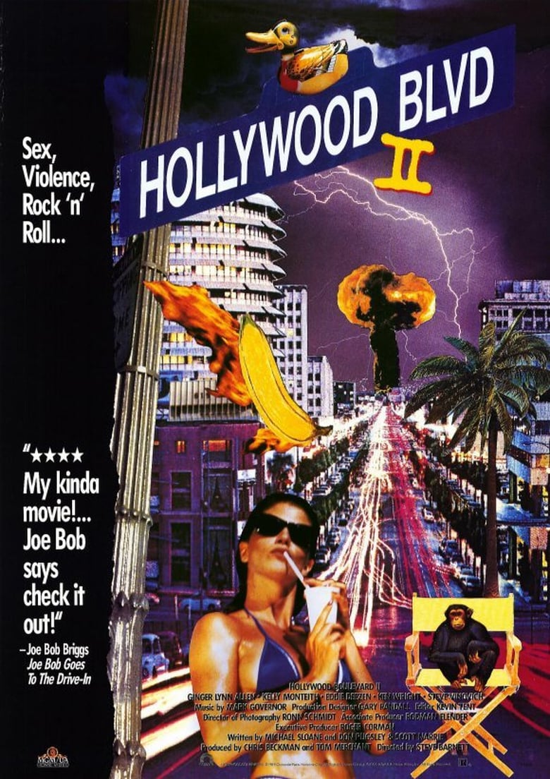 affiche du film Hollywood Boulevard II
