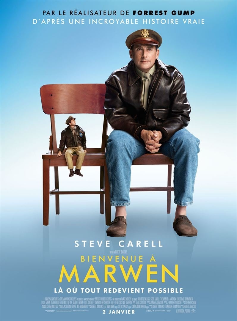 affiche du film Bienvenue à Marwen