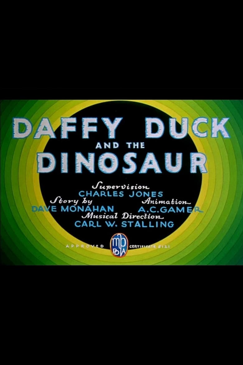affiche du film Daffy et le Dinosaure
