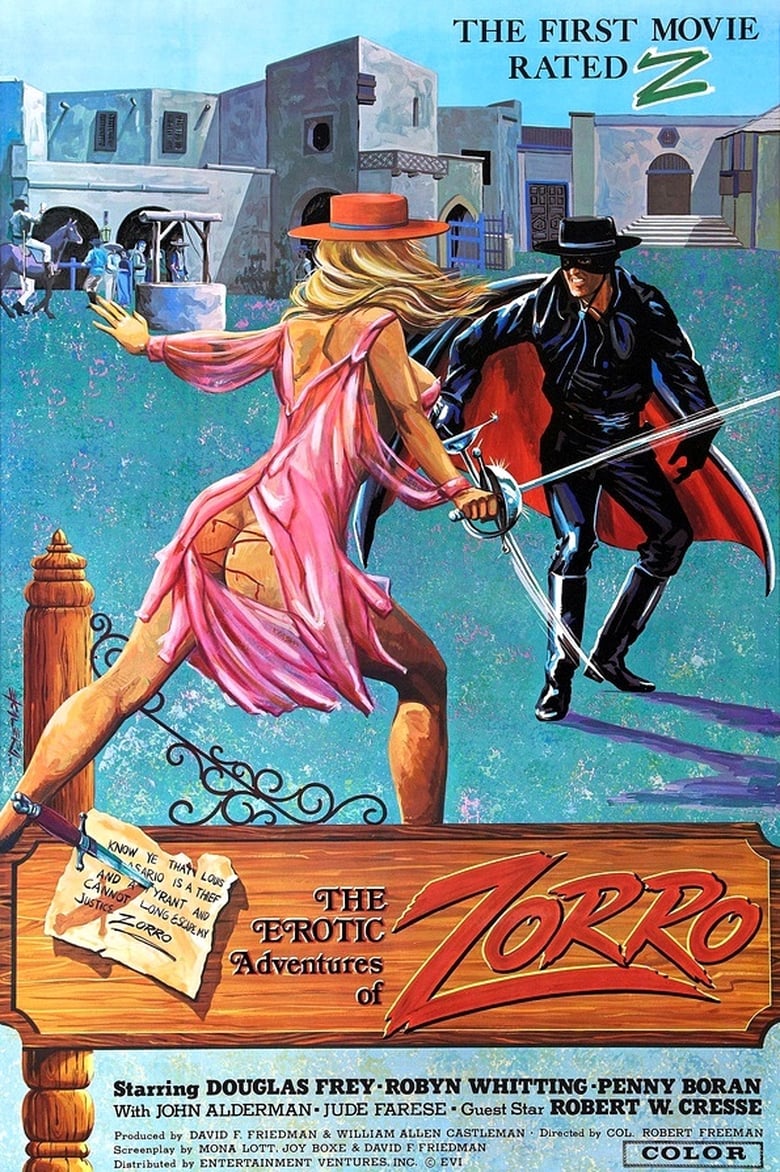 affiche du film Les chevauchées amoureuses de Zorro