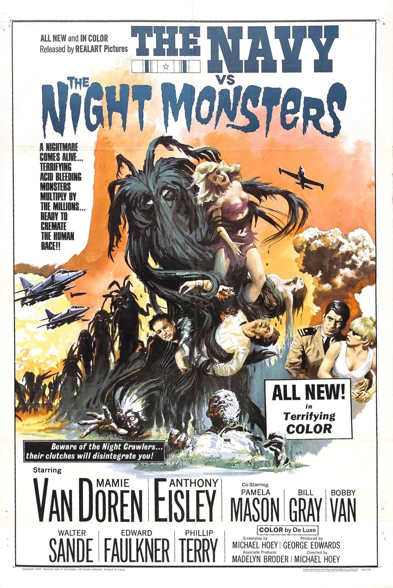 affiche du film The Navy vs. the Night Monsters