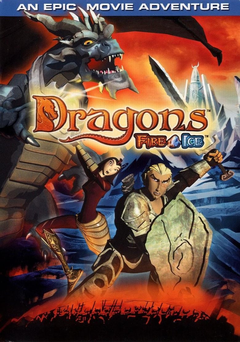 affiche du film Dragons: Fire & Ice