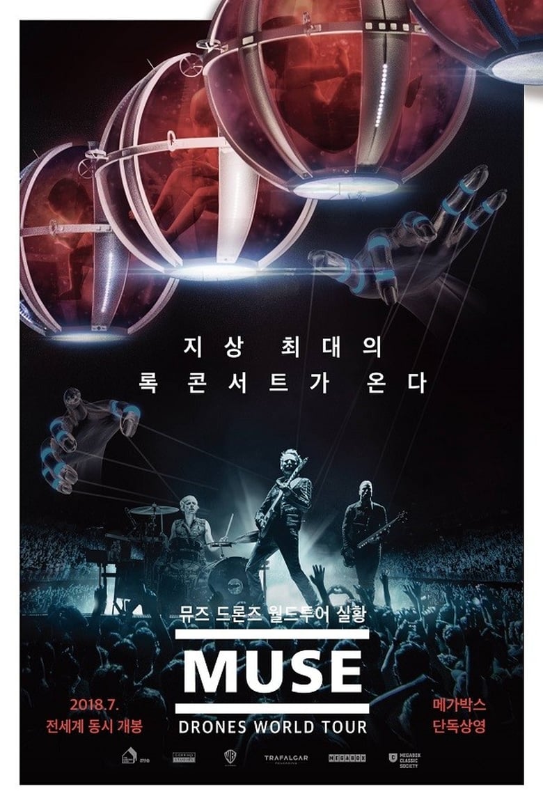 affiche du film Muse: Drones World Tour