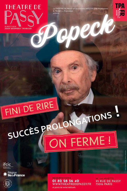 affiche du film Popeck: fini de rire, on ferme!