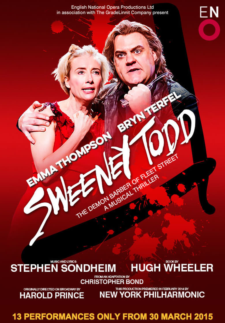 affiche du film Sweeney Todd: The Demon Barber of Fleet Street (Live from Lincoln Center)