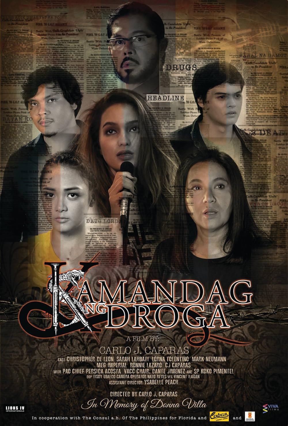 affiche du film Kamandag ng Droga