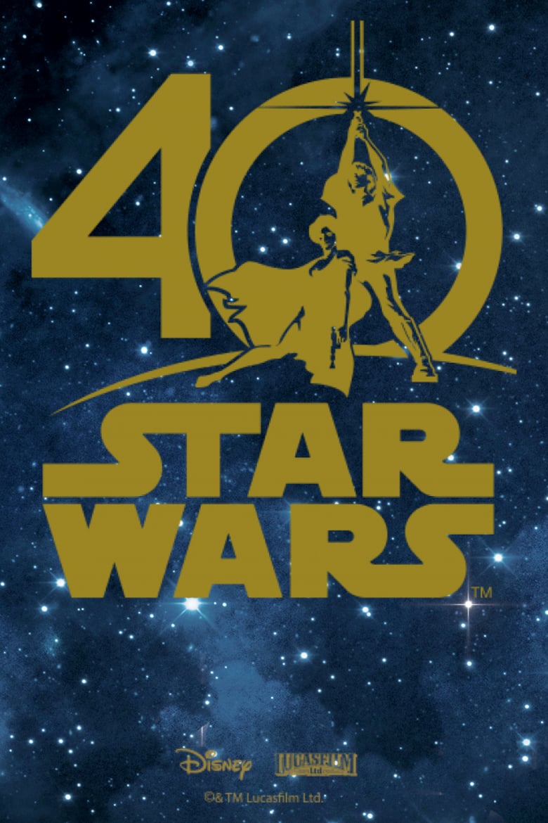 affiche du film Star Wars 40 ans