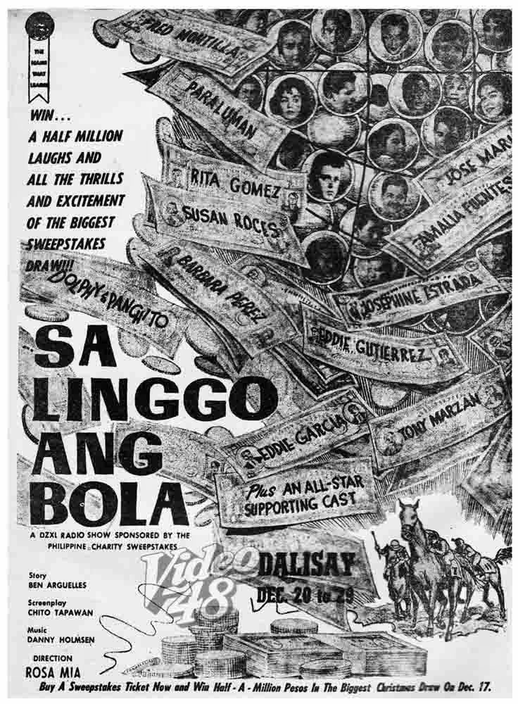 affiche du film Sa Linggo ang Bola