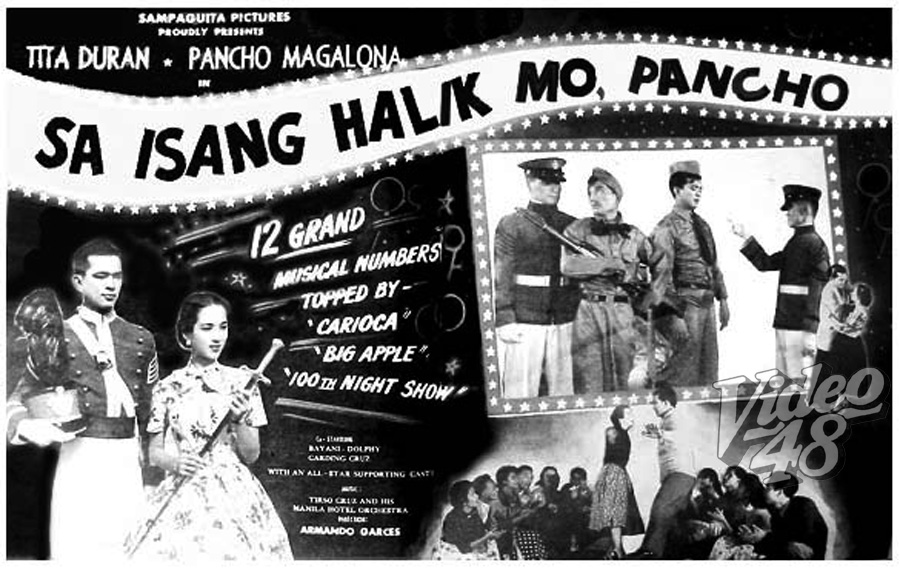 affiche du film Sa isang halik mo Pancho