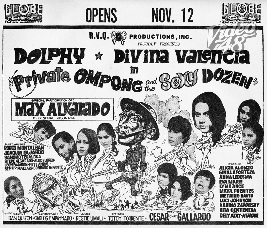 affiche du film Private Ompong and the Sexy Dozen