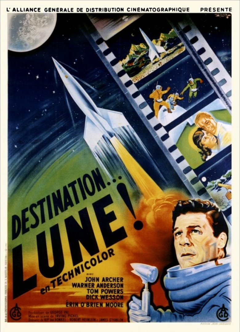affiche du film Destination Lune