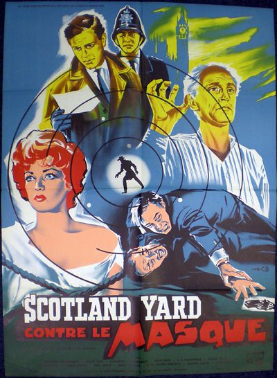 affiche du film Scotland Yard contre le masque