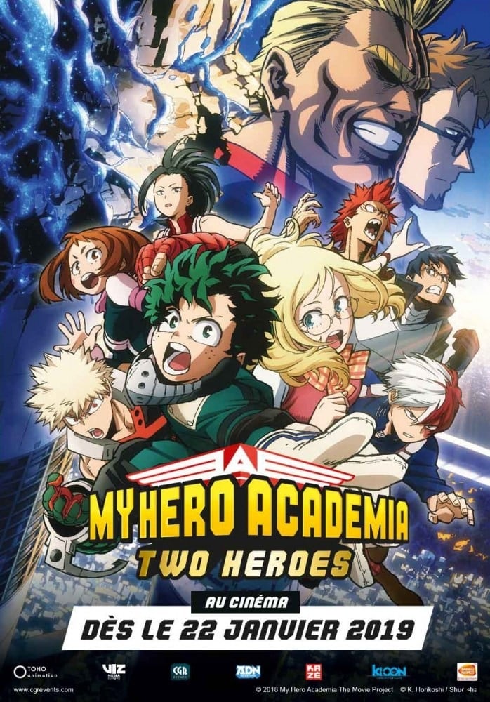 affiche du film My Hero Academia: The Two Heroes