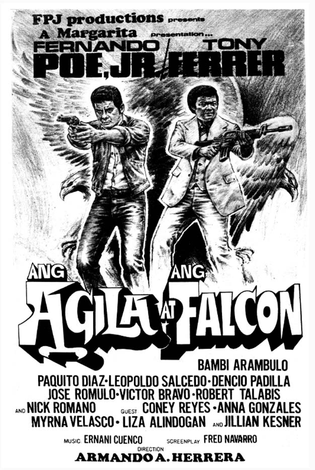 affiche du film Ang agila at ang falcon