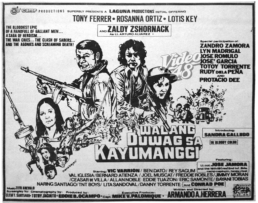 affiche du film Walang duwag sa kayumanggi