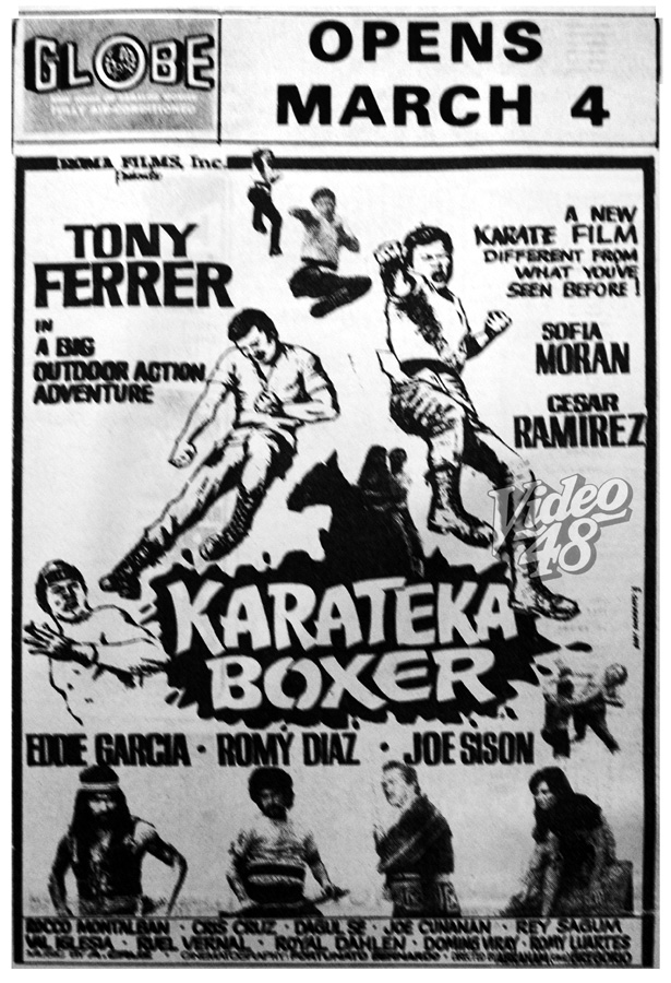 affiche du film Karateka Boxer