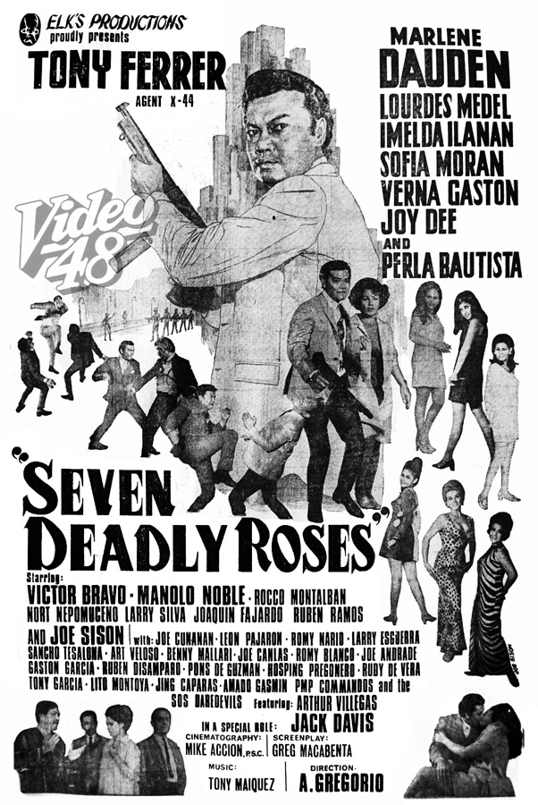 affiche du film Seven Deadly Roses