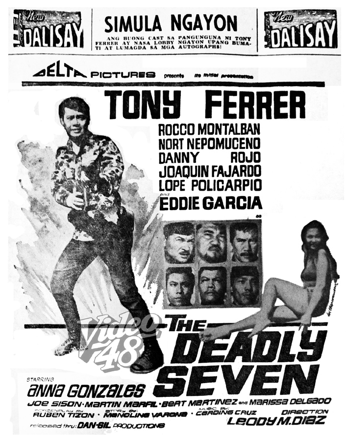 affiche du film The Deadly Seven