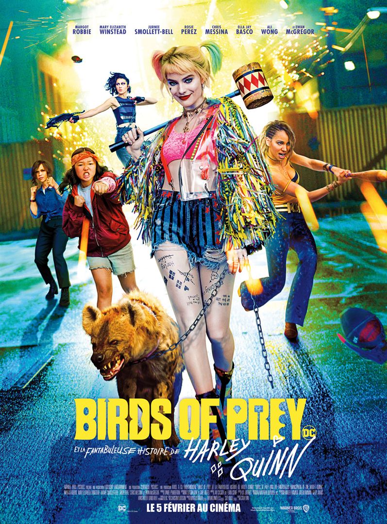 affiche du film Birds of Prey et la fantabuleuse histoire de Harley Quinn