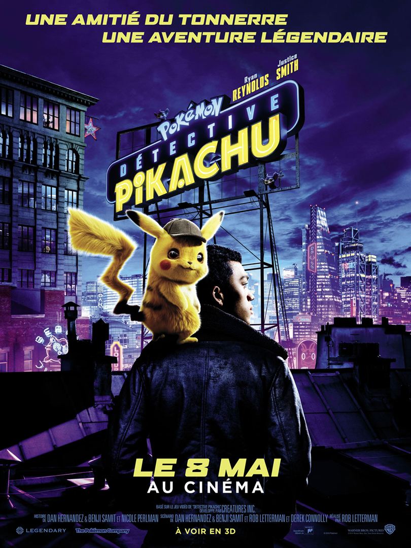 affiche du film Détective Pikachu