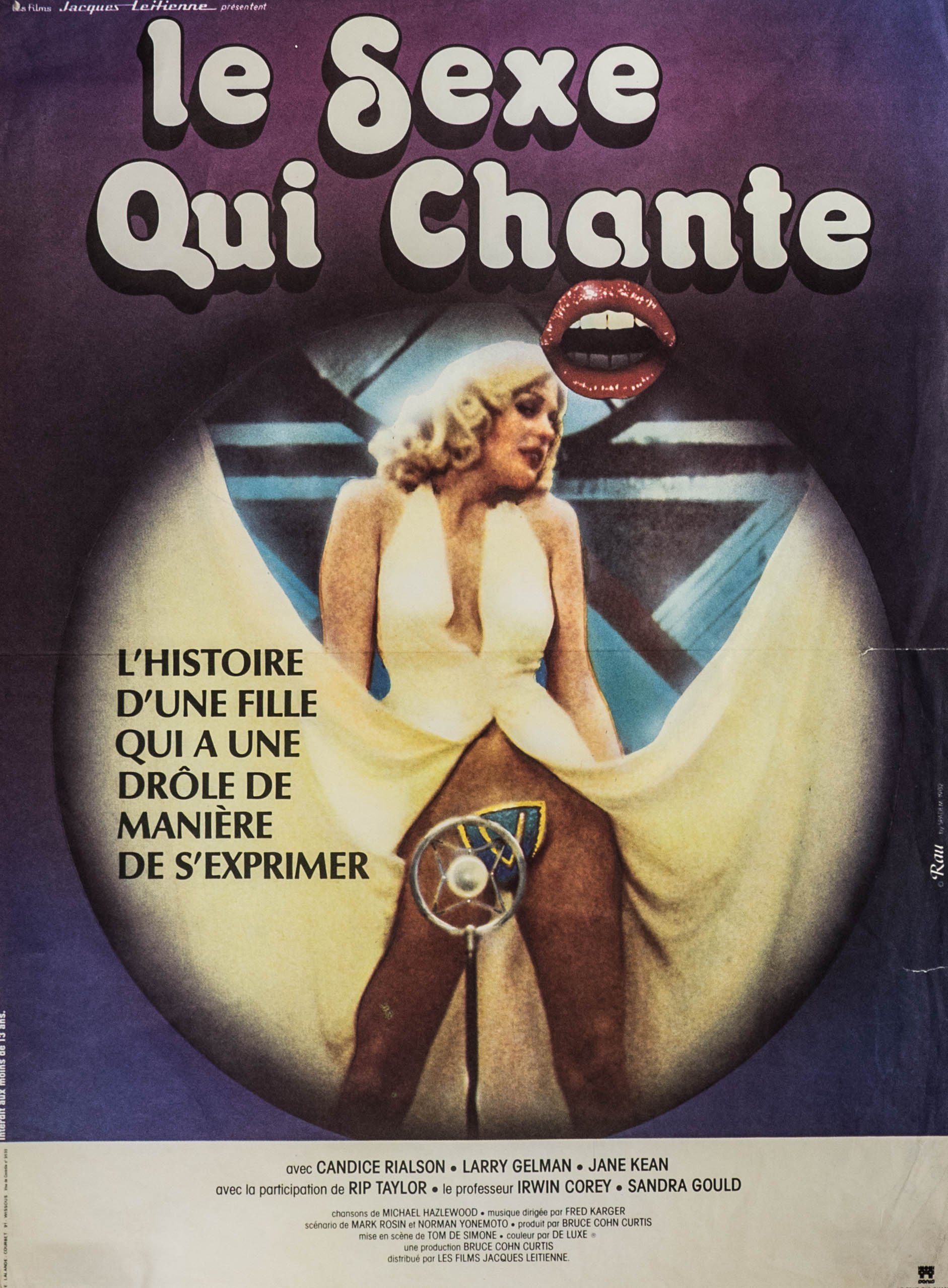 affiche du film Le sexe qui chante