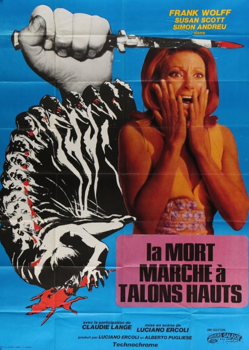 affiche du film La mort marche à talons hauts