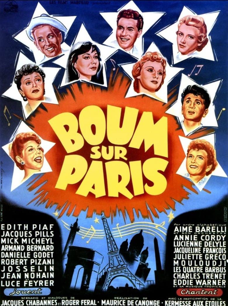 affiche du film Boum sur Paris