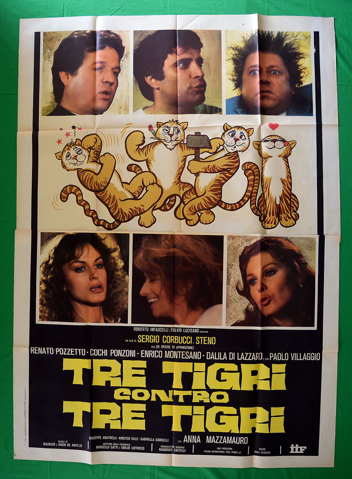 affiche du film Tre tigri contro tre tigri